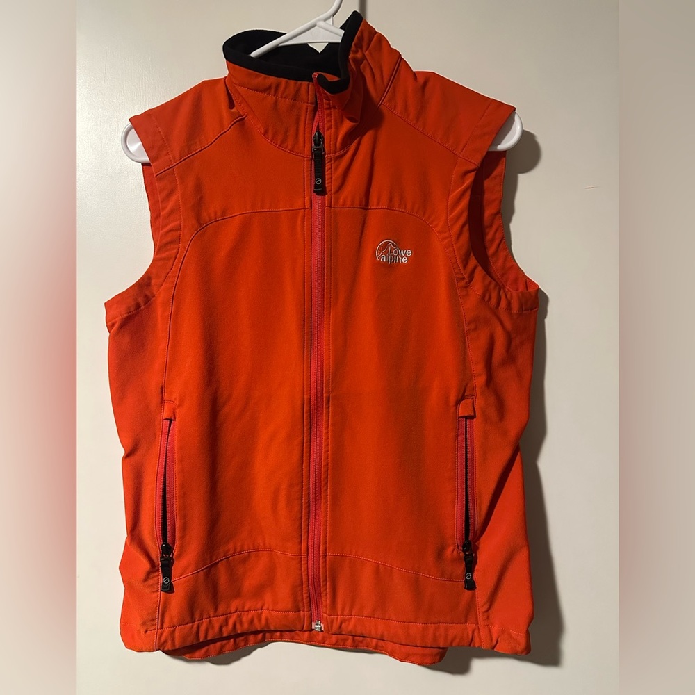 Lowe Alpine Orange vest with adjustable string waist and neck